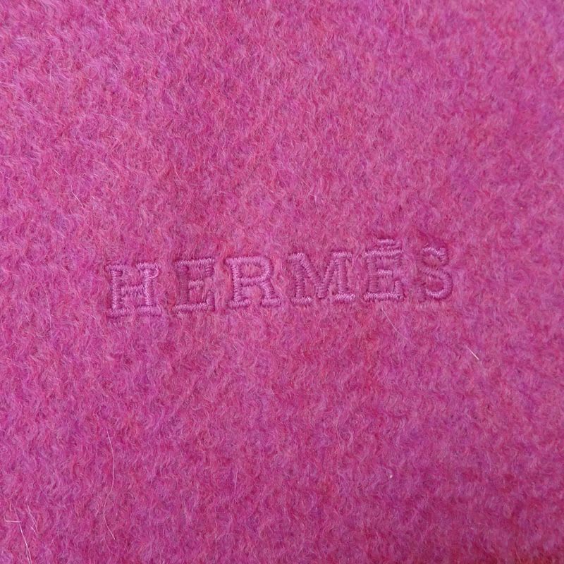 Hermes Cashmere Pink Shawl — view 5
