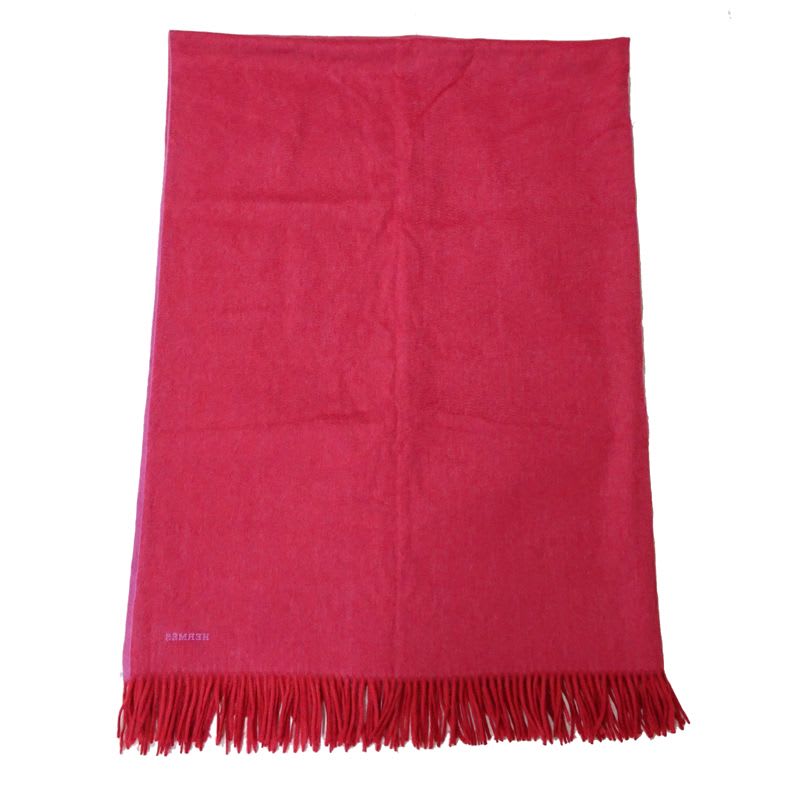 Hermes Cashmere Pink Shawl — view 2