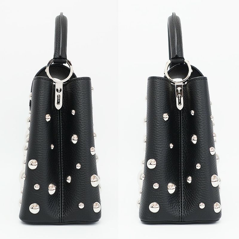 Louis Vuitton Yayoi Kusama LV YK Capucines MM Metal Dot Shoulder Bag 2-Way — view 4
