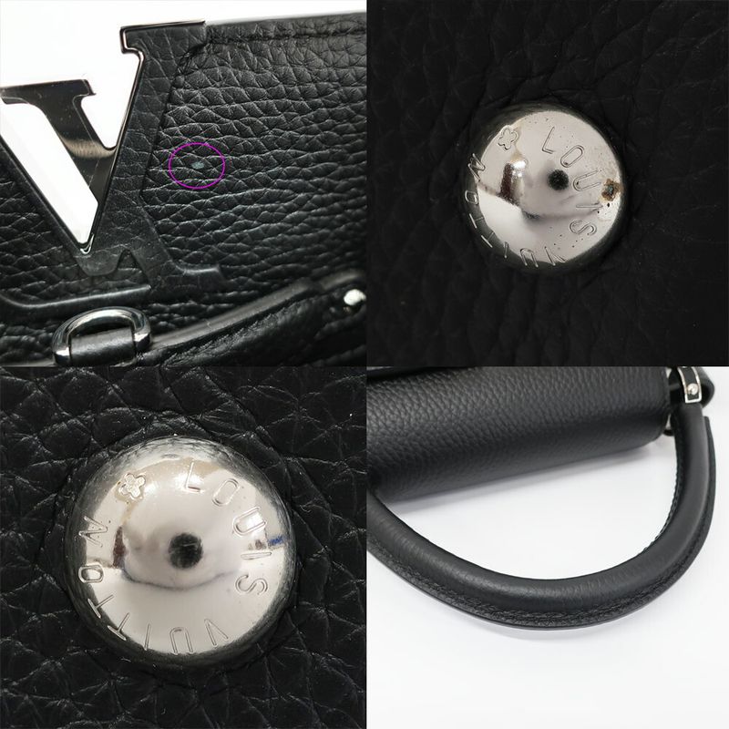 Louis Vuitton Yayoi Kusama LV YK Capucines MM Metal Dot Shoulder Bag 2-Way — view 6