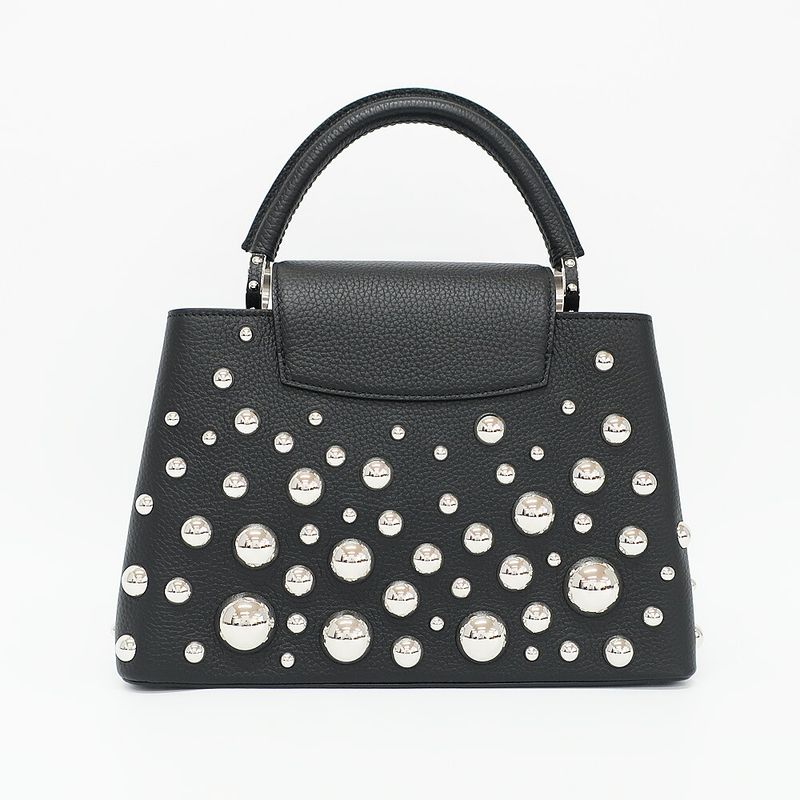 Louis Vuitton Yayoi Kusama LV YK Capucines MM Metal Dot Shoulder Bag 2-Way — view 2