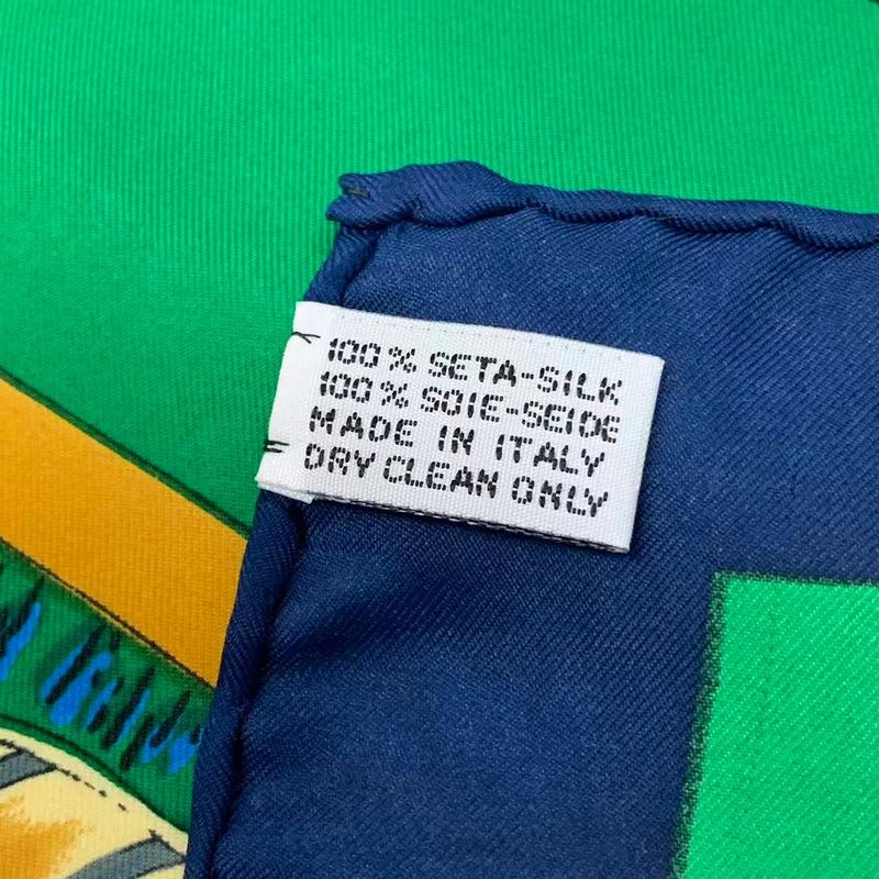 Hermes Scarf Carre 90 Silk Christophe Colomb Decouvre 1 Amerique 12 Octobre 1492 — view 6