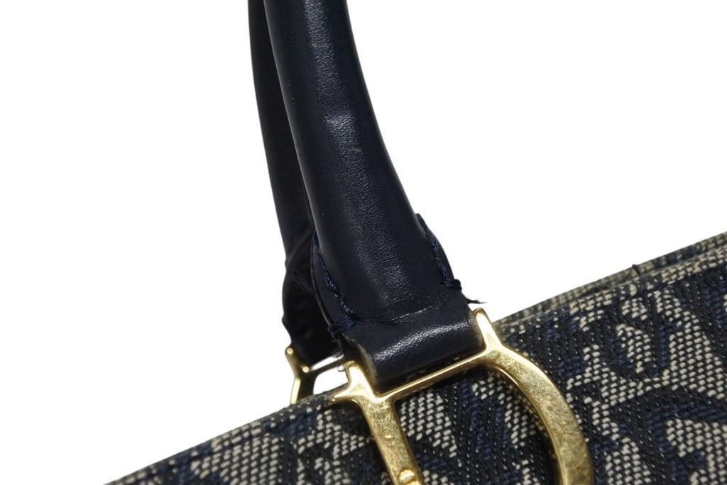 Dior Trotter Handbag 0 C 011 Navy Galliano — view 4