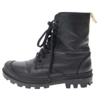 Loewe Lace Up Leather Boots Black 37 — view 2