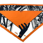 Hermes Triangle Scarf Large Silk Flying Box Orange — view 4