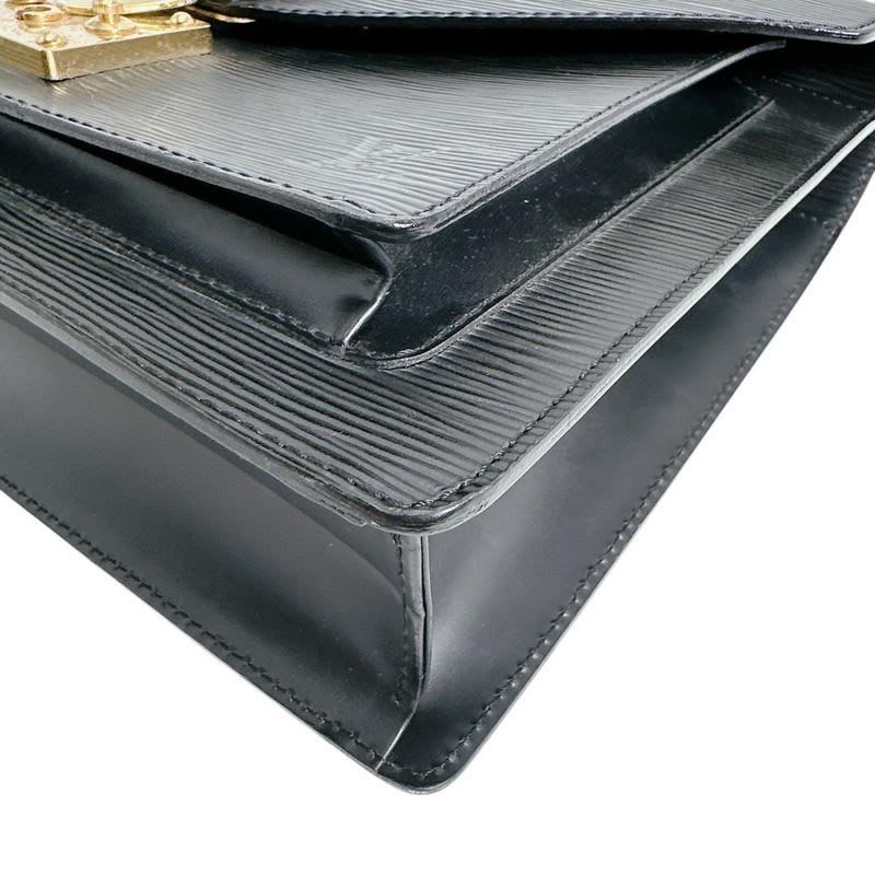 Louis Vuitton Epi 2-Way Shoulder Bag Monceau Handbag Black — view 7
