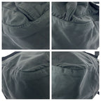 Prada Tessuto Triangle Logo Plate Black Silver Hardware Nylon Shoulder Bag — view 4
