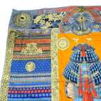 Hermes Carre 140 Scarf Silk Large Parures de Samourais Samurai Armor — view 3