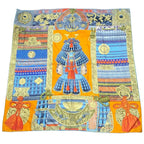 Hermes Carre 140 Scarf Silk Large Parures de Samourais Samurai Armor — view 2