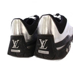 Louis Vuitton Millennium Line Sneakers 9 Silver Color Black KH — view 3