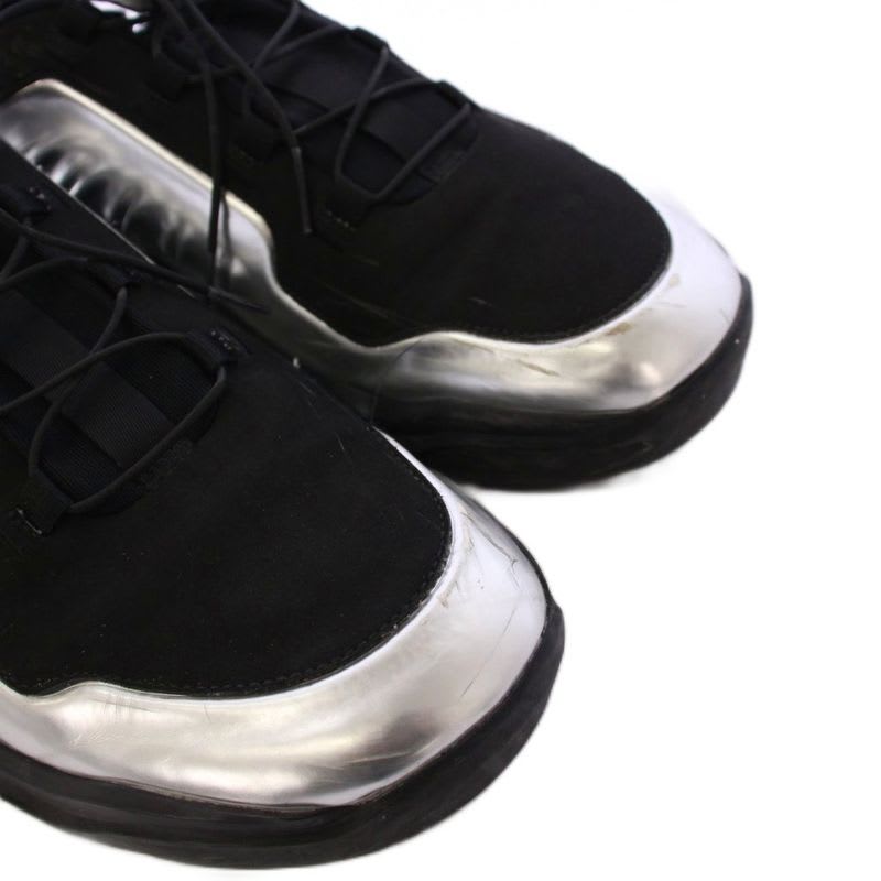 Louis Vuitton Millennium Line Sneakers 9 Silver Color Black KH — view 4