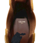 Celine Camargue Biker Chelsea Boots Short Side Gore Suede 43 Brown KH — view 7