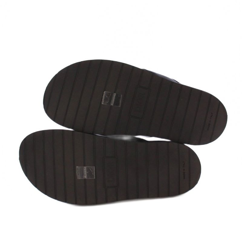 Dior Homme Diamond Logo Sandals Slippers 43 Black — view 6