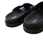Dior Homme Diamond Logo Sandals Slippers 43 Black — view 3