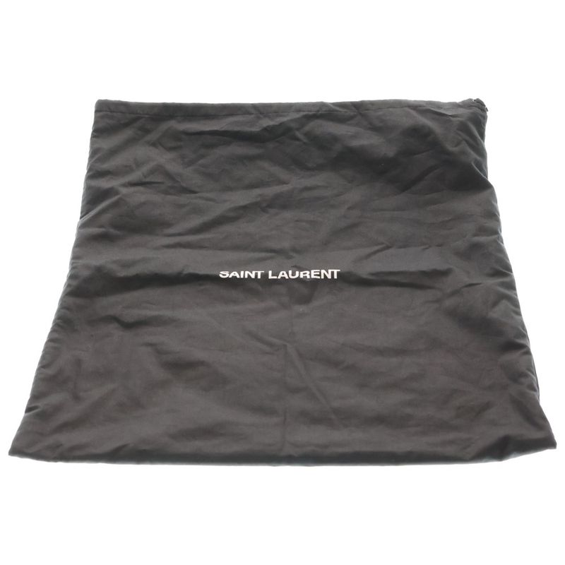 Saint Laurent Paris NUXX Ripstop Rucksack Sac Backpack Black Ho27 — view 7