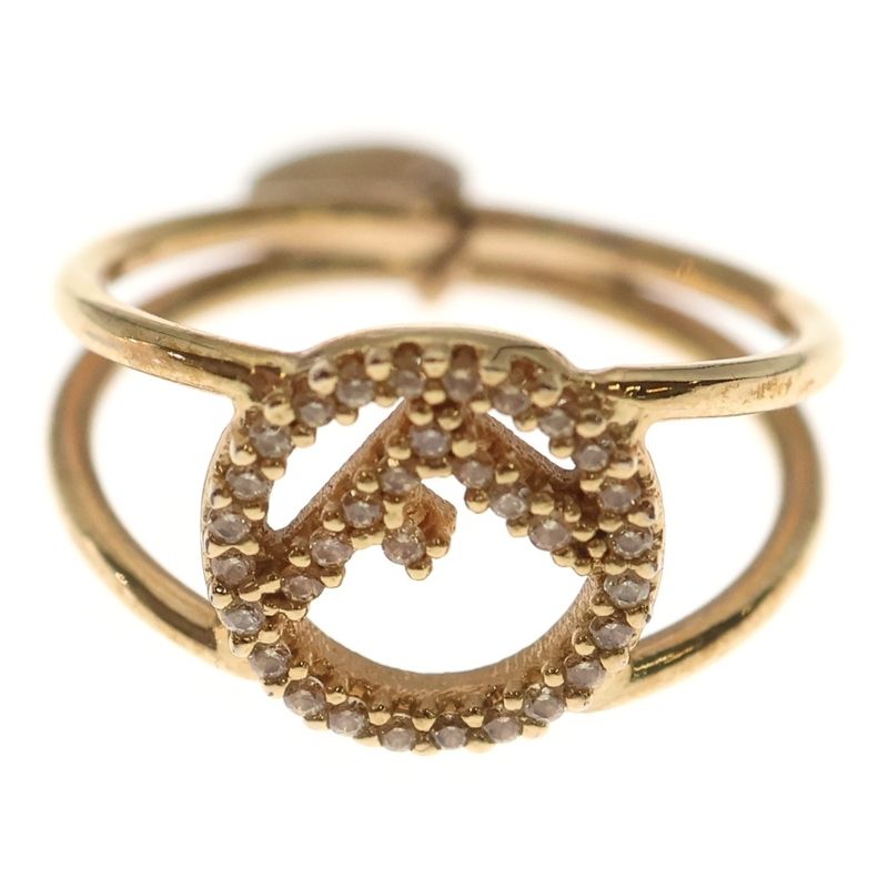 Fendi F's Rhinestone Ring — view 5