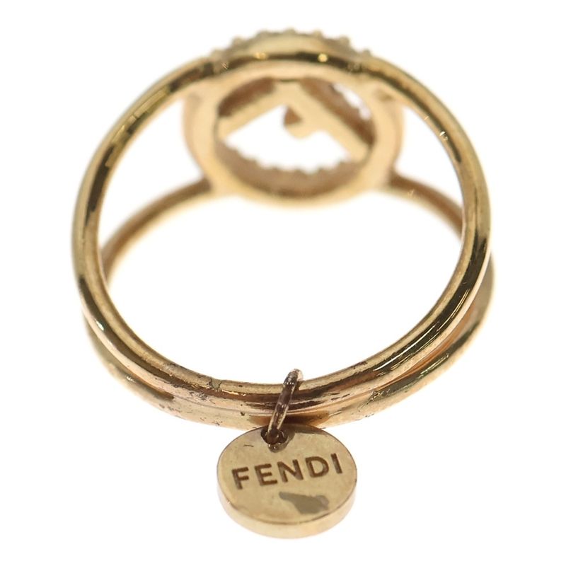 Fendi F's Rhinestone Ring — view 3