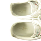 Louis Vuitton Luxembourg Monogram Sneakers Leather Low Cut White Ms1200 5.5 — view 4