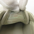 Louis Vuitton Luxembourg Monogram Sneakers Leather Low Cut White Ms1200 5.5 — view 8