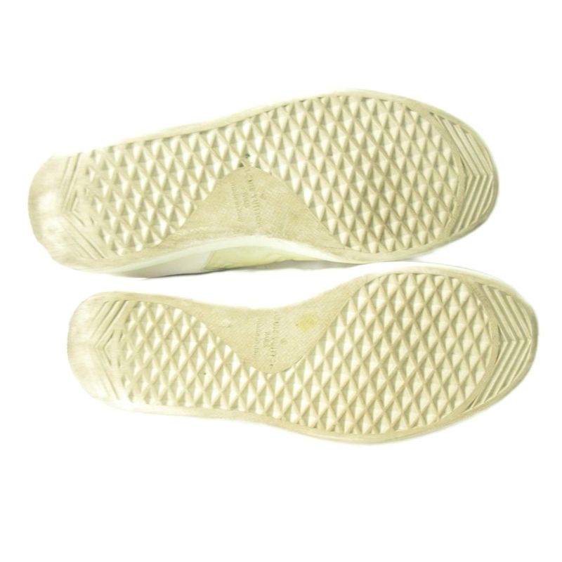 Louis Vuitton Luxembourg Monogram Sneakers Leather Low Cut White Ms1200 5.5 — view 7