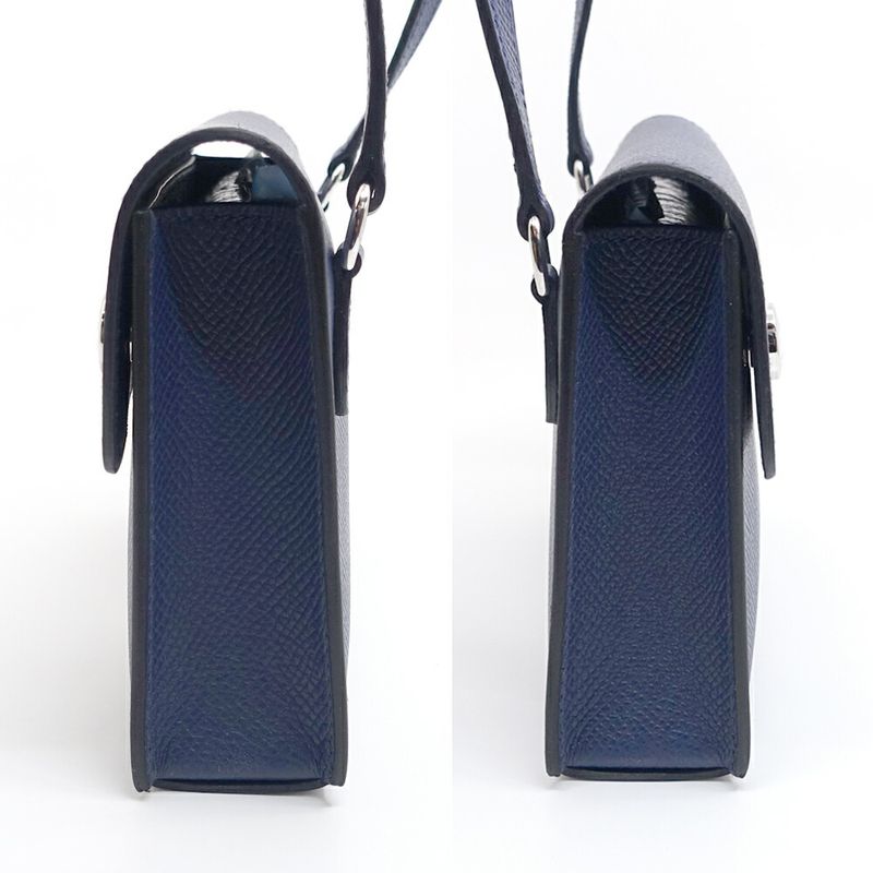 Hermes Nap To Go K Stamp Manufactured In 2025 Blue Navy Shoulder Bag — view 4