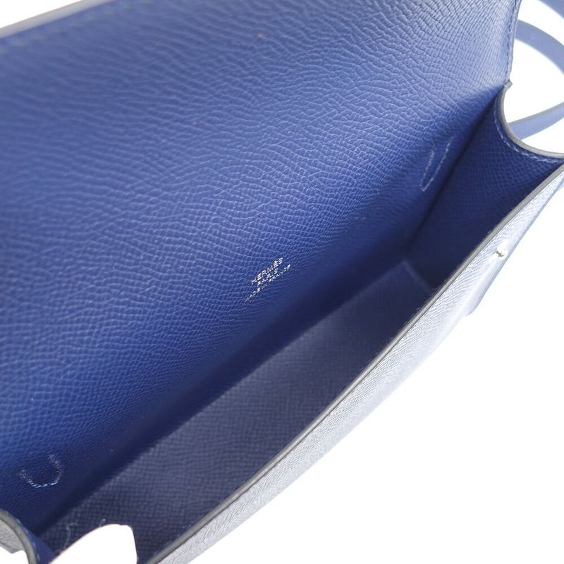 Hermes Nap To Go K Stamp Manufactured In 2025 Blue Navy Shoulder Bag — view 8