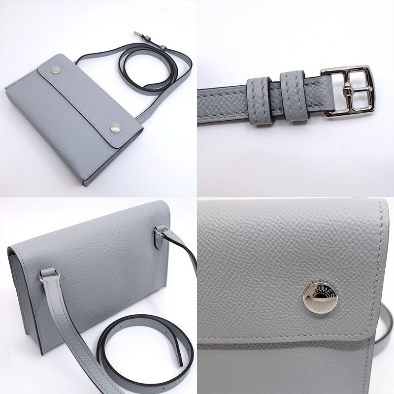 Hermes Nap To Go K Stamp Manufactured In 2025 Ardoise Shoulder Bag — view 9