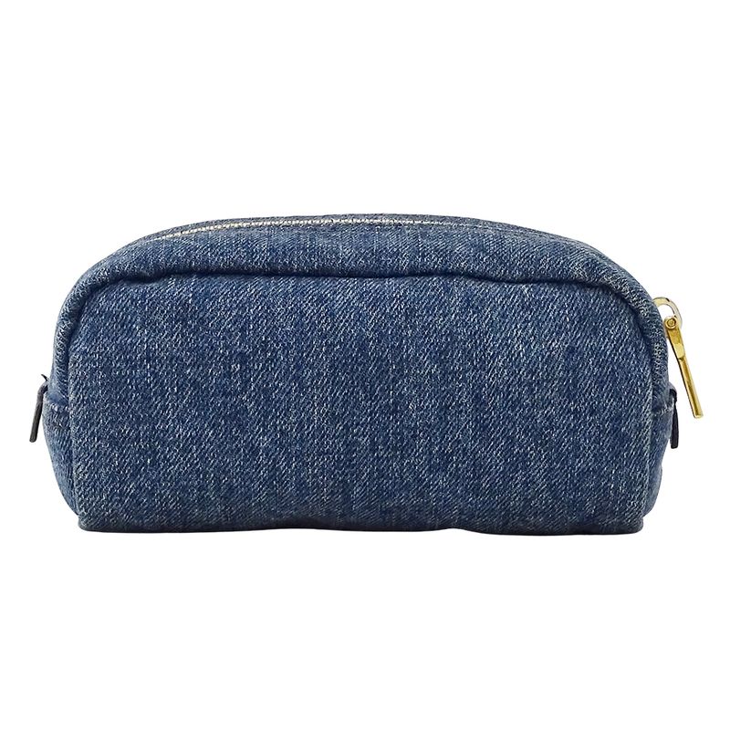 Prada Pouch Denim Blue Navy Logo Mini Small — view 3
