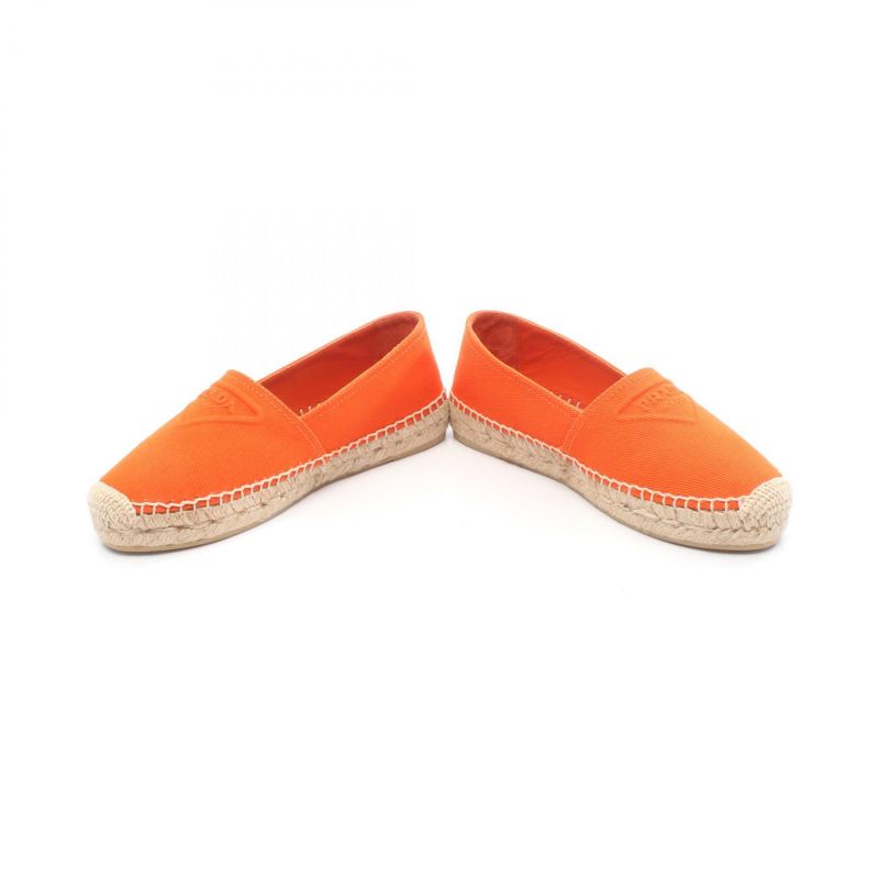 Prada Slip-ons Embossed Logo Canvas — view 3