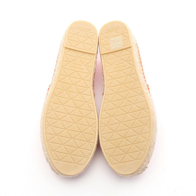 Prada Slip-ons Embossed Logo Canvas — view 4