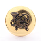 Hermes Earrings Horn GP — view 4