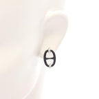 Hermes Earrings Mini Maillon Stainless Steel — view 5