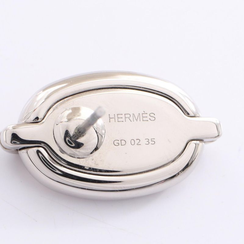 Hermes Earrings Mini Maillon Cles Stainless Steel — view 4