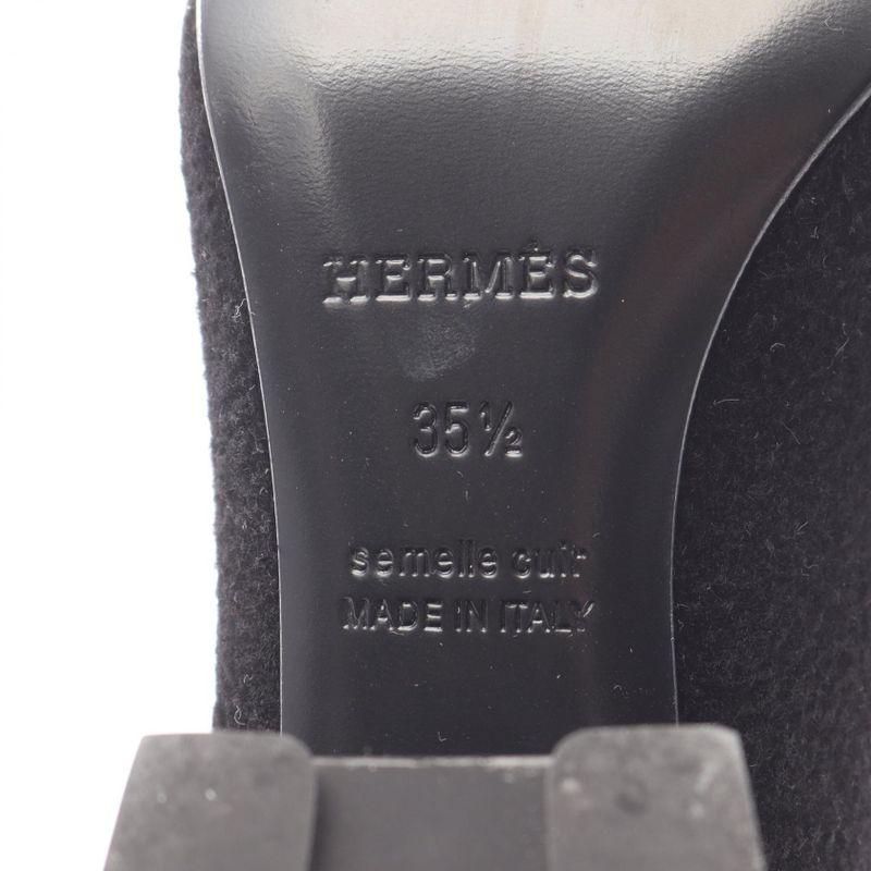 Hermes Boots Volver 60 Black Fabric — view 5