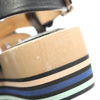 Chanel Sandals Coco Mark Leather — view 9