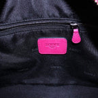 Loewe Handbag Nylon Leather Padlock Key Pink BB OH — view 5