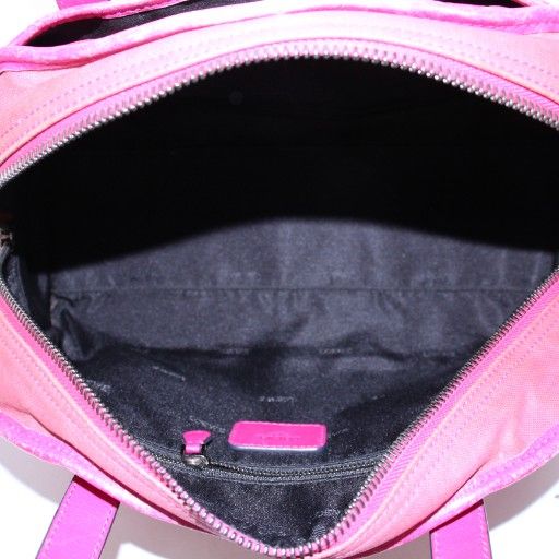Loewe Handbag Nylon Leather Padlock Key Pink BB OH — view 6