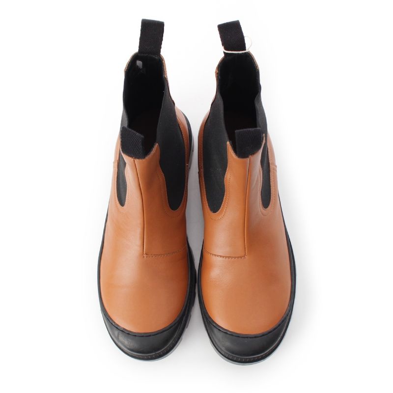 Loewe Leather Side Gore Volume Sole Chelsea Boots Ankle Short Shoes M816 S05 X03 — view 2