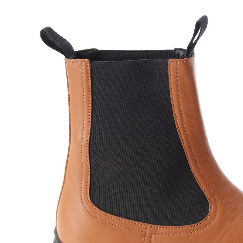 Loewe Leather Side Gore Volume Sole Chelsea Boots Ankle Short Shoes M816 S05 X03 — view 7