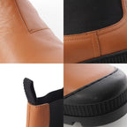 Loewe Leather Side Gore Volume Sole Chelsea Boots Ankle Short Shoes M816 S05 X03 — view 9