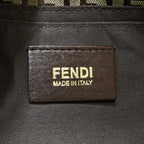 Fendi Bag Handbag Zucchino Canvas Brown Mini Micro Small — view 7