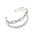 Hermes Chaine D'ancre Double Bracelet ST AG 925 Silver Accessories — view 4