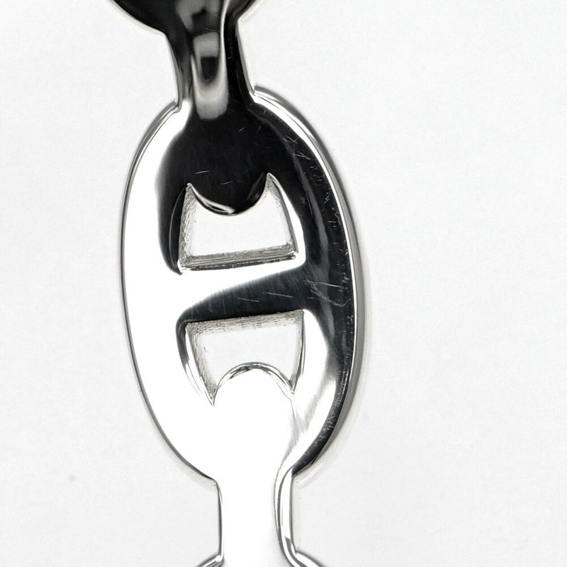 Hermes Chaine D'ancre Double Bracelet ST AG 925 Silver Accessories — view 8