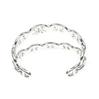 Hermes Chaine D'ancre Double Bracelet ST AG 925 Silver Accessories — view 3