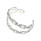 Hermes Chaine D'ancre Double Bracelet ST AG 925 Silver Accessories — view 5