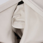 Bottega Veneta Triangle Clutch Bag Leather White — view 9