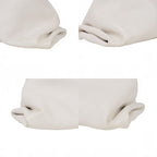 Bottega Veneta Triangle Clutch Bag Leather White — view 8