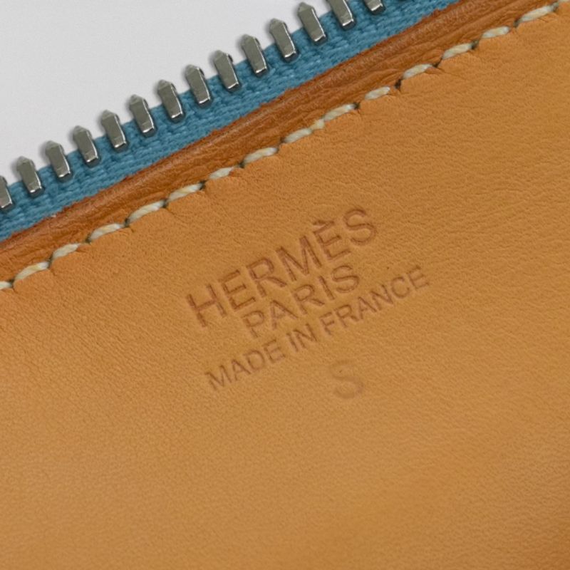 Hermes Paris Bombay 40 Bag Boston Epson Bluejean Blue — view 9
