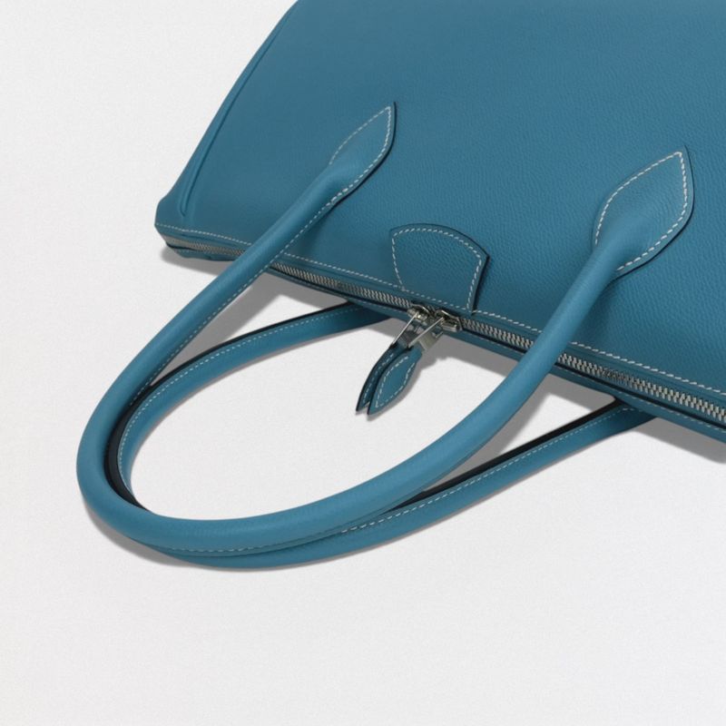Hermes Paris Bombay 40 Bag Boston Epson Bluejean Blue — view 5