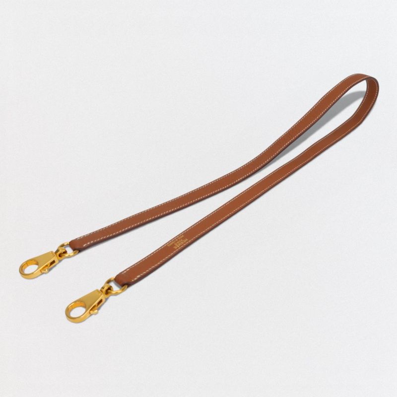 Hermes Shoulder Strap Epson Gold Brown Hardware Bag Kelly — view 2